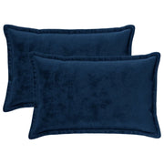Federa 2 pcs HOUTEN Blu navy 50 x 80 cm Flanella 920275