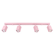 Plafoniera RAYO 4L rosa