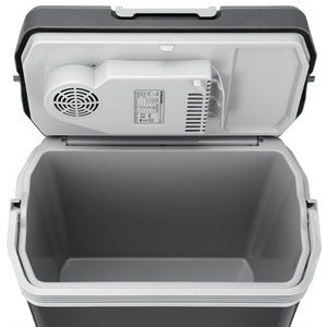 Frigorifero Elettrico Portatile 24 Litri Caldo e Freddo Grigio Spina 230V e 12V