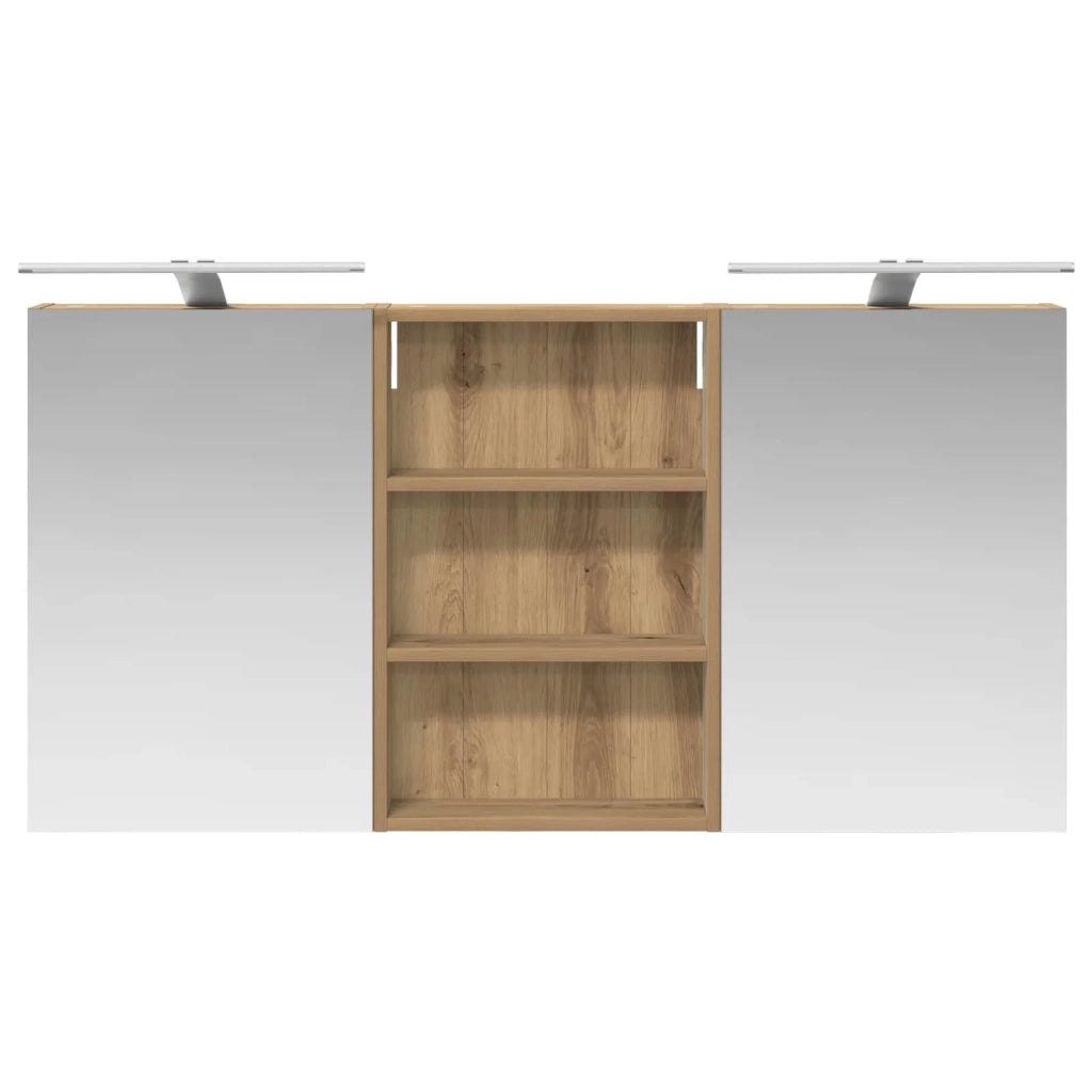 Set di Armadi da Bagno con porta 3 pcs 120 x 10,5 x 60,5 cm 3403743