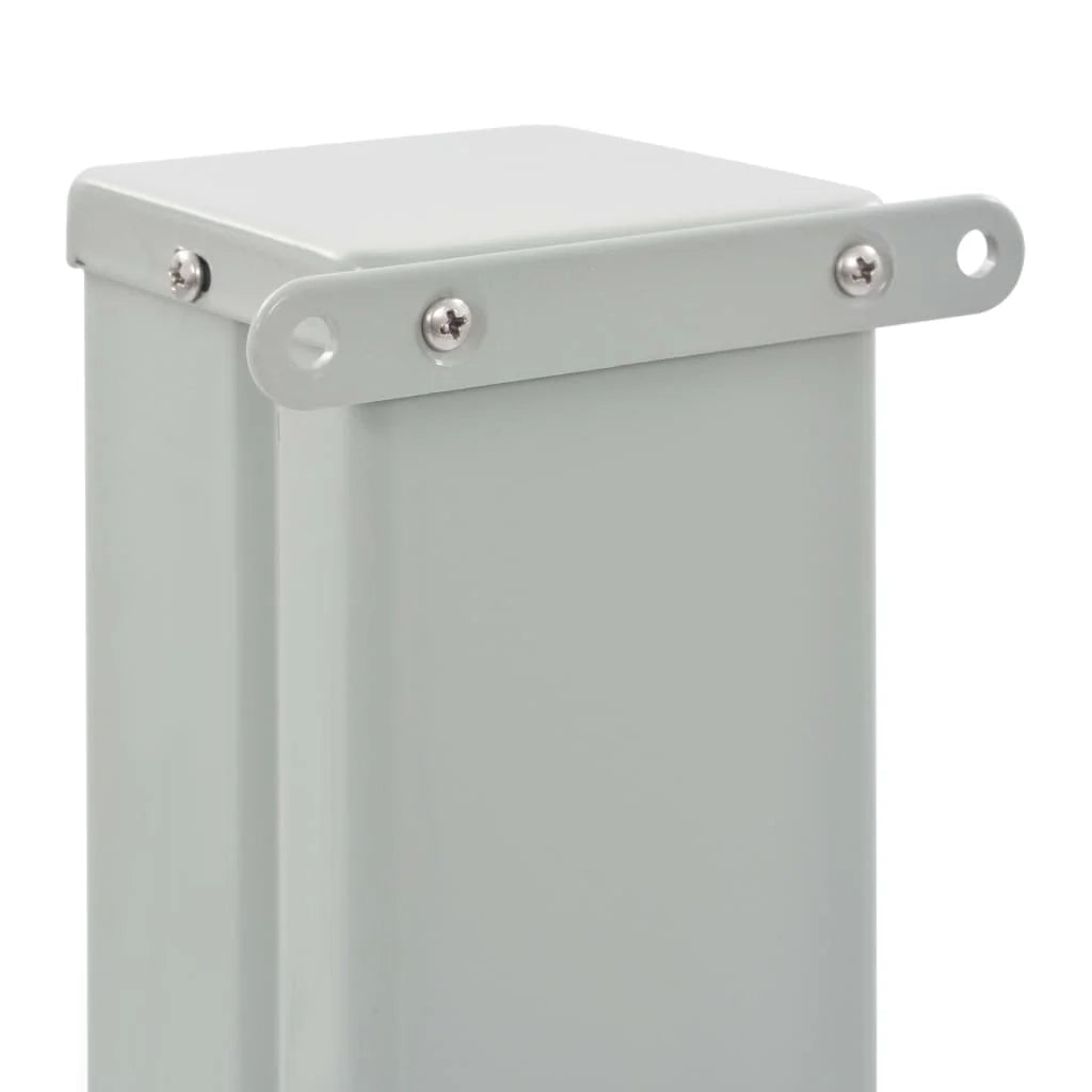 Tenda da sole laterale retrattile/schermo privacy per patio giardino terrazza balcone 160 x 300 cm grigio 02_0007274