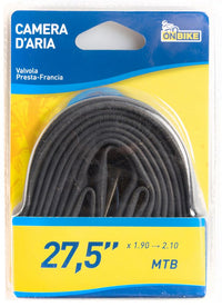 Camera d'aria bici 27,5" x 1.90 - 2.10 E.T.R.T.O. 48/54-560