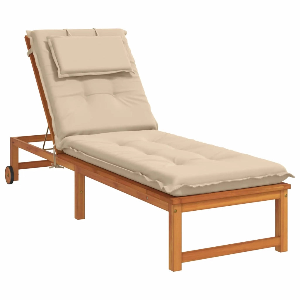 Cuscino per Lettino GEMERT 100% Poliestere Crema 947525