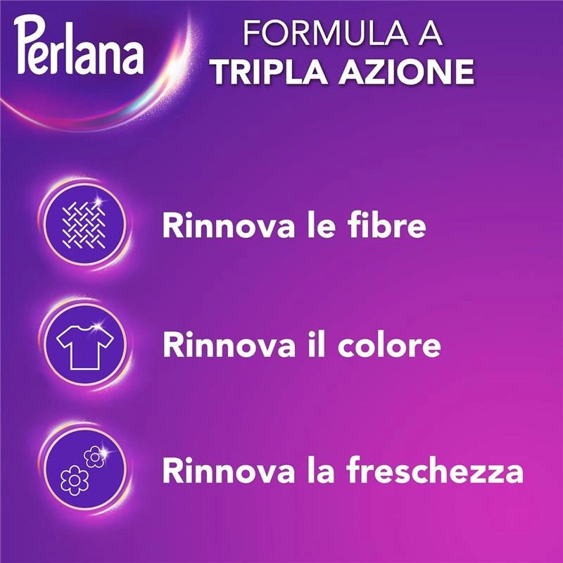 PERLANA DETERSIVO SCURI E NERI LIQUIDO PER TUTTI I CAPI PER FIBRE RINNOVATE 58 LAVAGGI