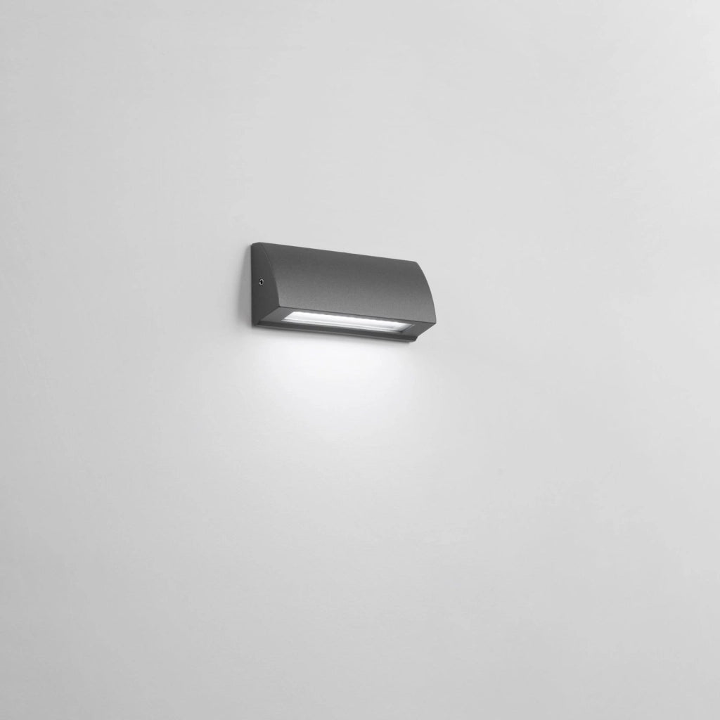 APPLIQUE LED SEGNAPASSI SHELBY ANTRACITE 4W 445LM CCT 3000K / 4000K IP54 13X3,2X5,5CM