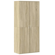 Scarpiera mobiletto portascarpe mobile per ingresso/corridoio/soggiorno legno Sonoma 80 x 39 x 178 cm marrone legno ingegnerizzato 02_0021737