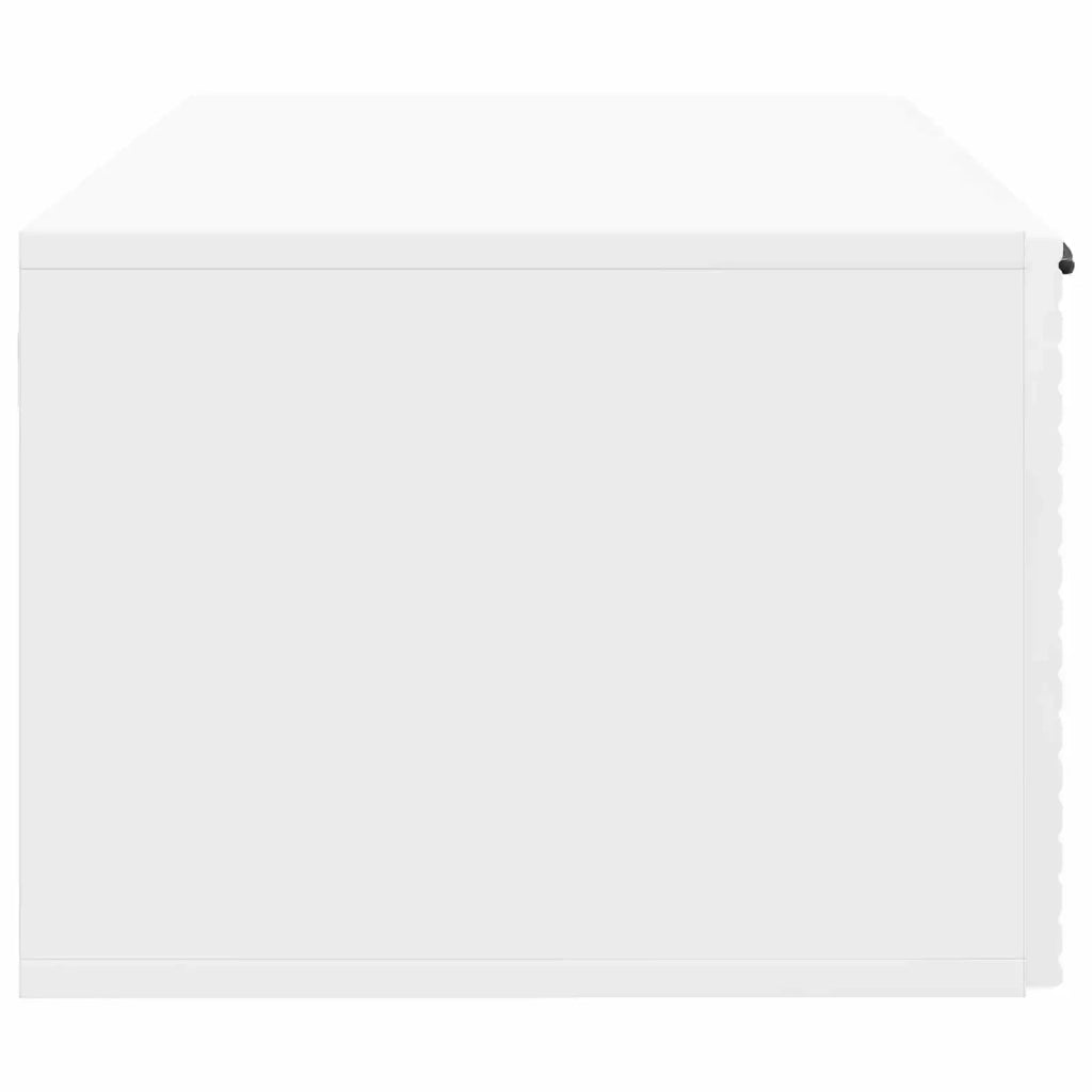 Mobile Porta TV da Muro Bianco Lucido 59,5 x 41 x 30 cm 898679