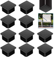 Stoppi per tubi in plastica, 20 pezzi, stopper per tubi a lamelle, coperchi quadrati in plastica, stopper per tubi, coperture per tubi in plastica, stopper robusti e duraturi