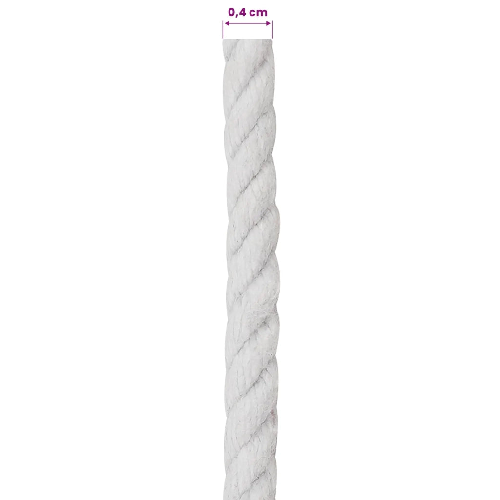 Corda Bianco 0,4 x 0,4 x 50000 cm Cotone 42011847