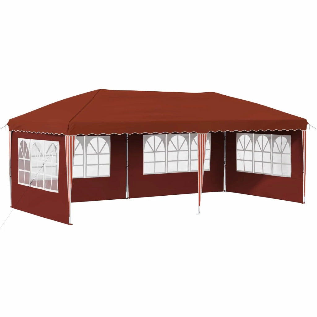 Tenda per feste a pop-up-Gazebo 575 x 289 x 245 cm Terracotta