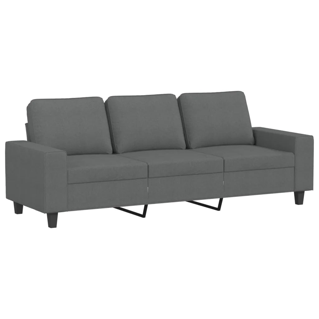 Divano | Divano da soggiorno | Sofa a 3 Posti Grigio Chiaro 180 cm in Tessuto