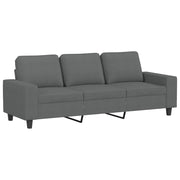 Divano | Divano da soggiorno | Sofa a 3 Posti Grigio Chiaro 180 cm in Tessuto