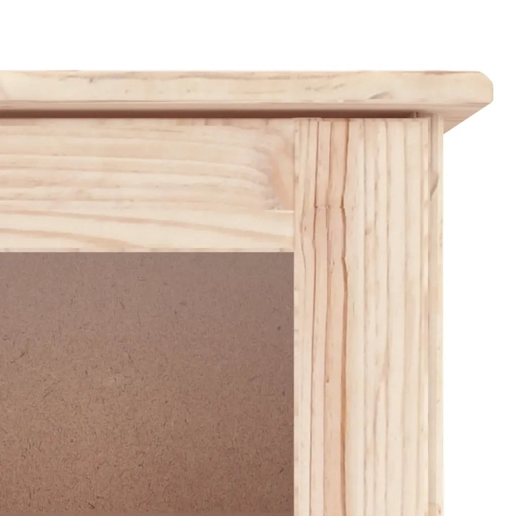 Vetrina ALTA 77x35x186,5 cm in Legno Massello di Pino CFW6489859