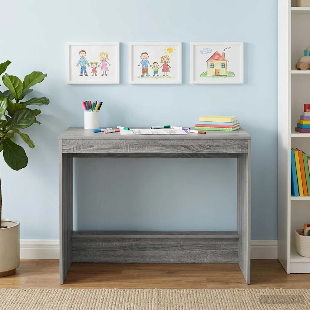 Scrivania Letto Sonoma grigio Legno ingegnerizzato 893736