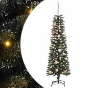 Albero di Natale | Decorazioni natalizie artificiale con 150 LED Verde 150 cm