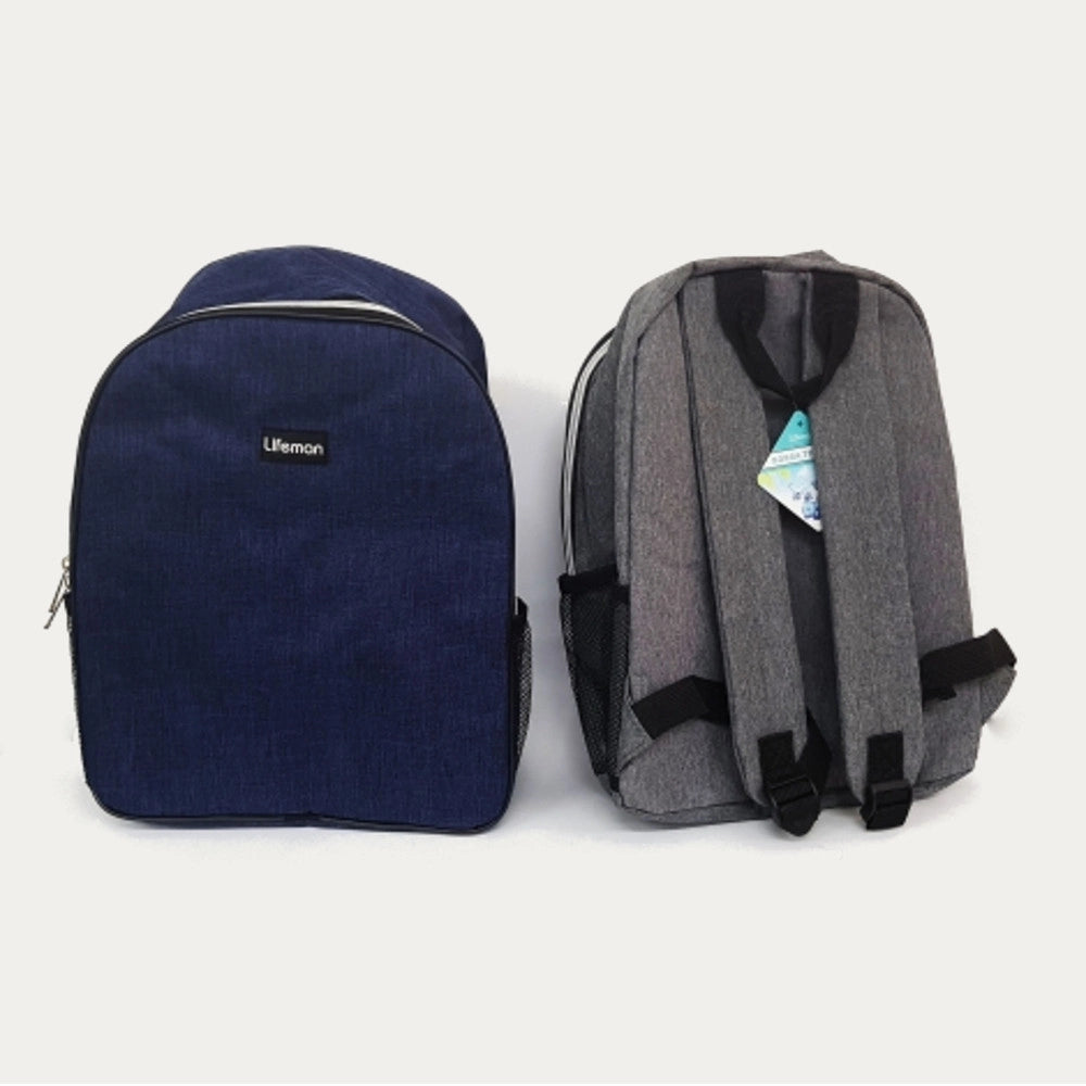 Trade Shop - Zaino Zainetto Borsa Termica 28x14x35 Frigo Porta Pranzo Acqua Spiaggia Termico -