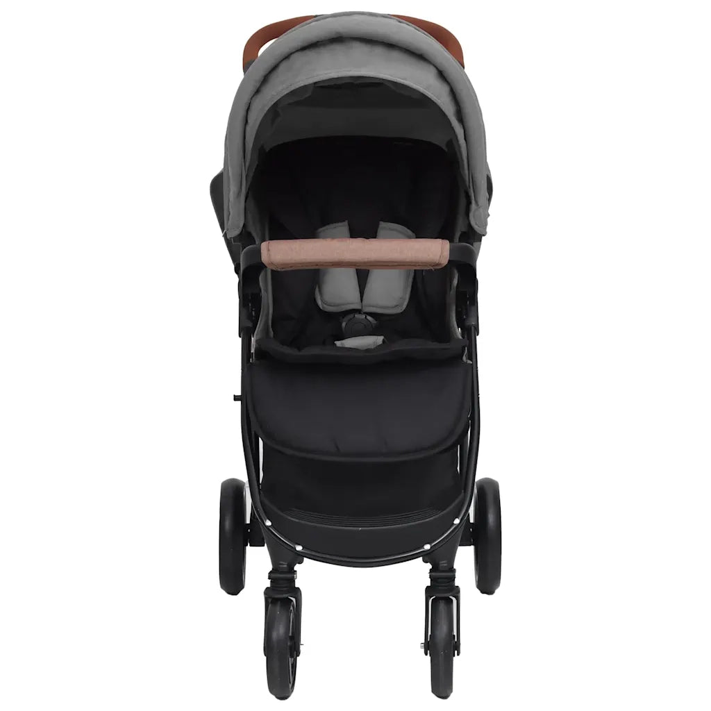 Passeggino 2 in 1 Grigio Chiaro in Acciaio CFW9854330