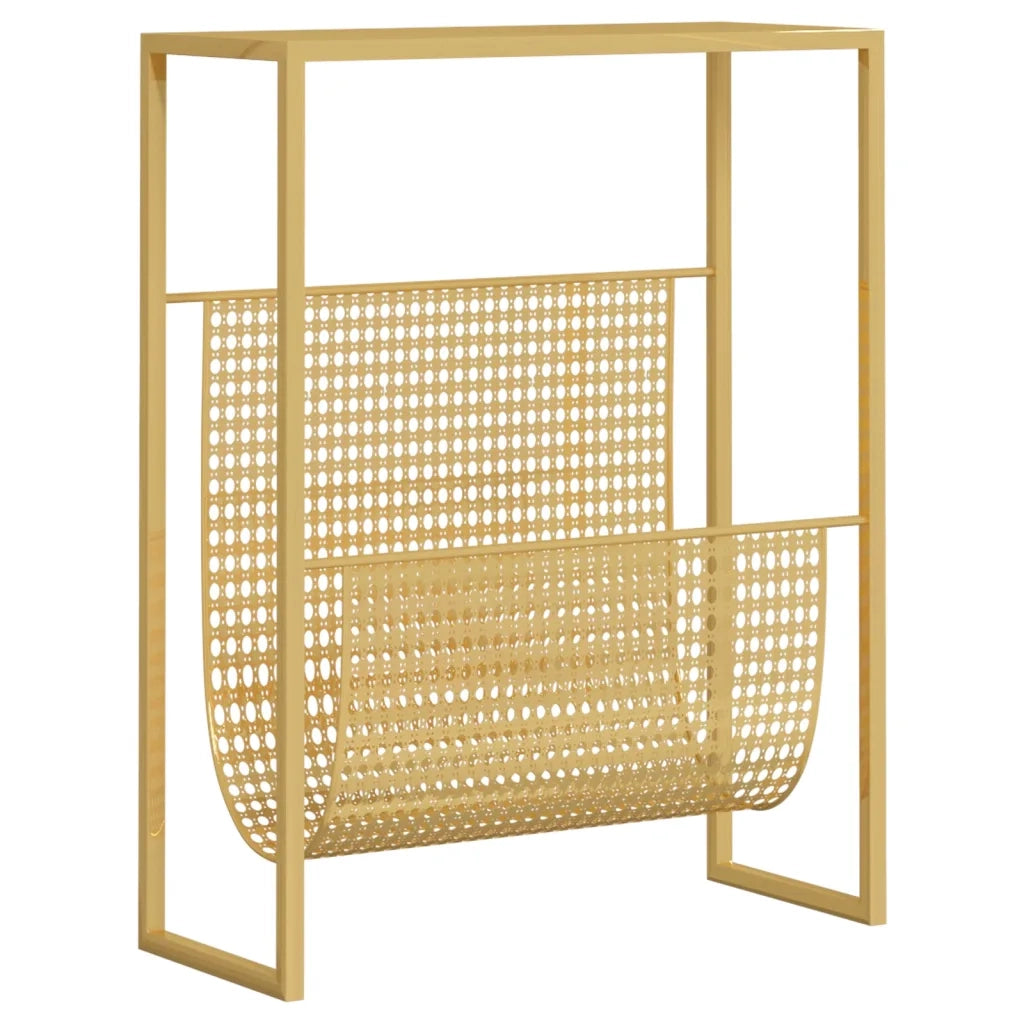 Portariviste Oro 35x15x45 cm in Acciaio CFW6602325