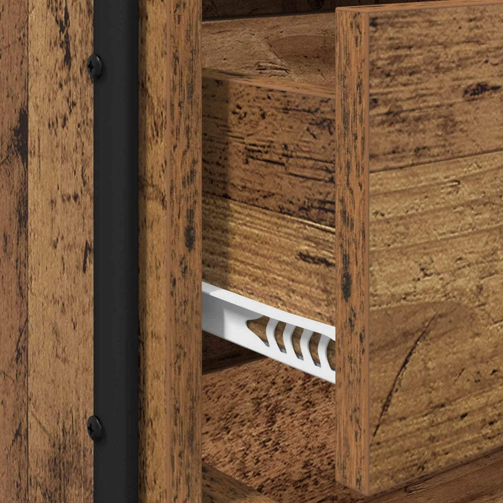 Armadio da Notte Legno antico 40 x 39,5 x 40 cm 8007679