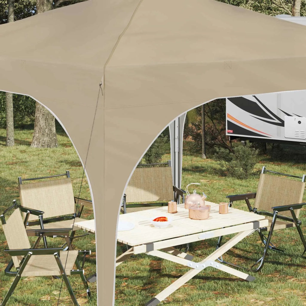 Tenda per feste a pop-up 290 x 290 x 245 cm Crema