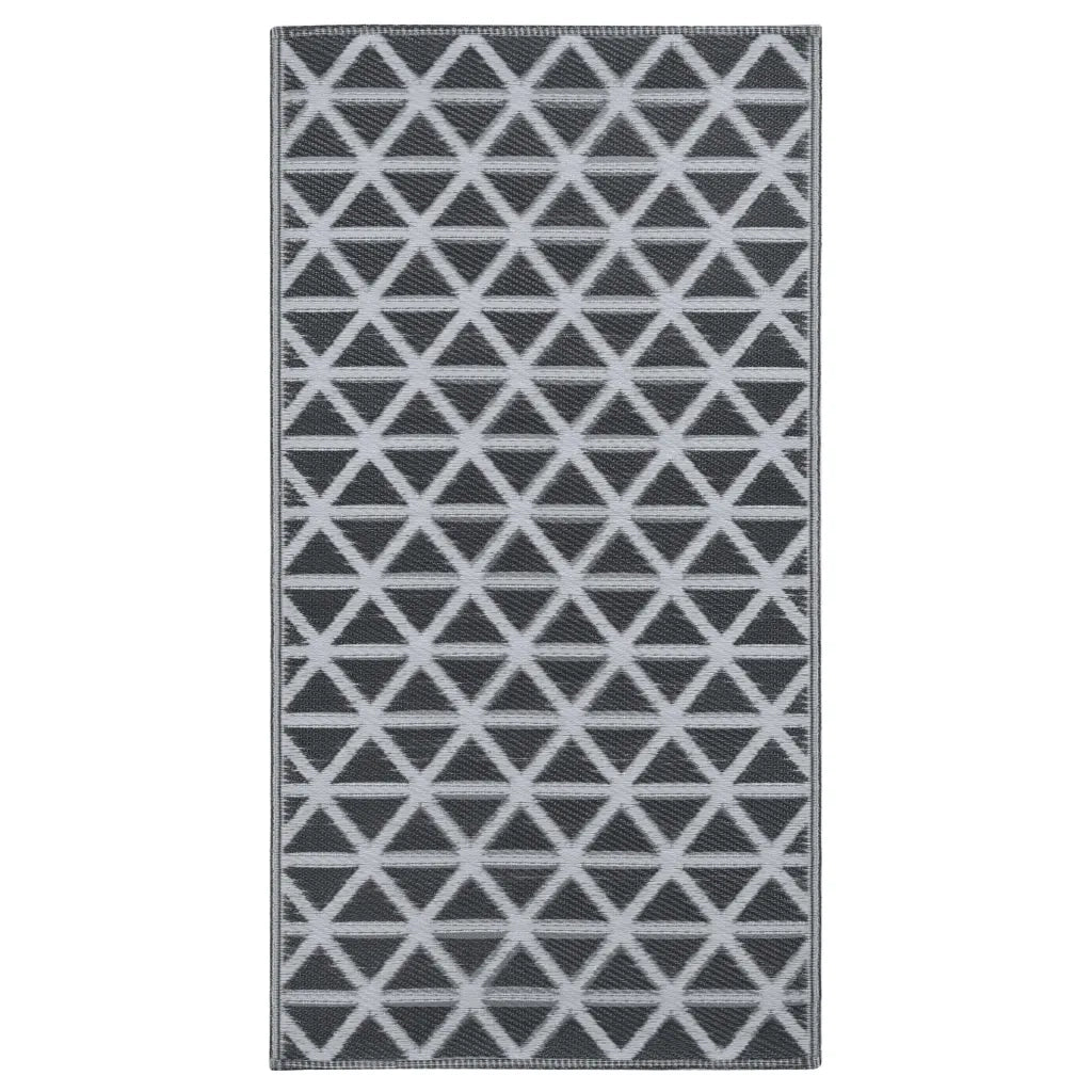 Tappeto da Esterni ARAKIL Nero 160x230 cm in PP CFW3251784