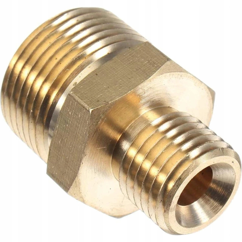 Adattatore Ottone Filettato M22x1,5 – 1/4" | Compatibile con Idropulitrici Kärcher HD HDS, Nilfisk, Kranzle