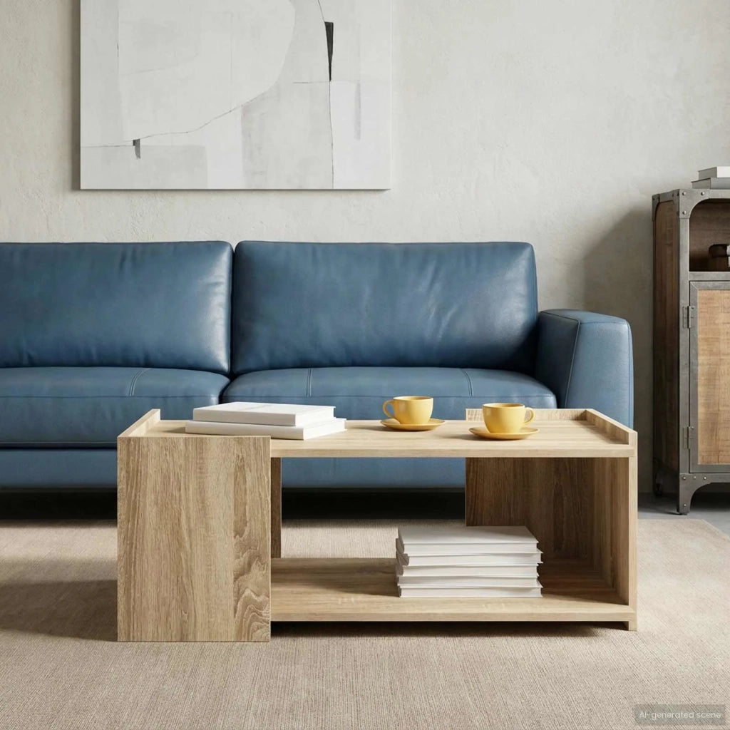 Tavolino da salotto Rovere Sonoma 90 x 50 x 33 cm 8000996
