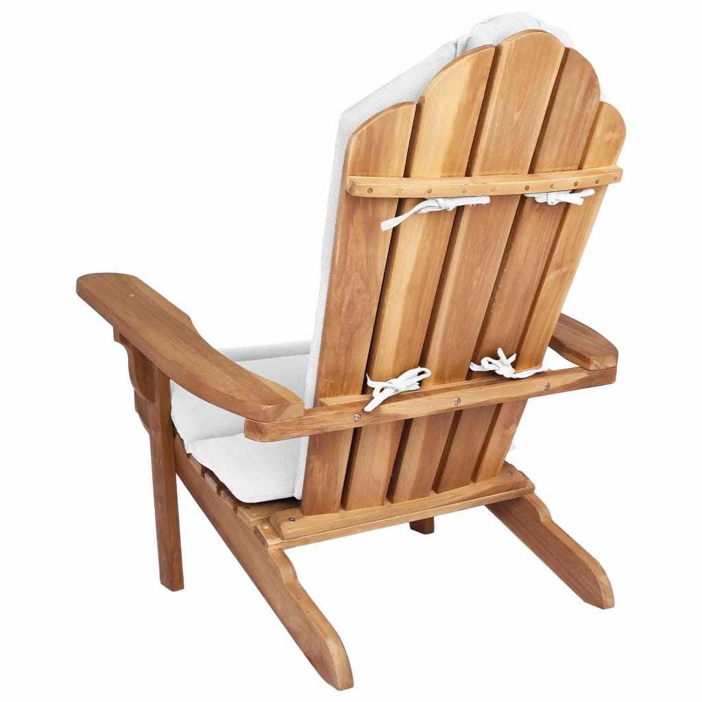 Sedia Adirondack da giardino Naturale Legno di teak solido 42041356