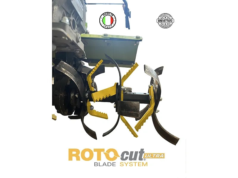 Kit Rotocut per fresare trinciare e rimescolare per motozappa e motocoltivatori - Foro 8 - Motozappa