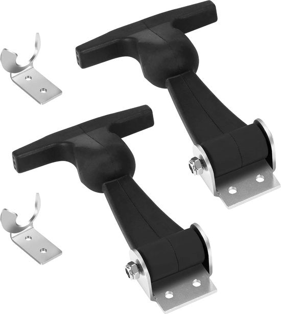 Bevalligazione del cofano - Sostegno in gomma duraturo - Materiale in acciaio galvanizzato - Bevalligazione del cofano - Accessori per trattori/truck - Alta resistenza a temperature elevate - Bevalligazione del cofano motore