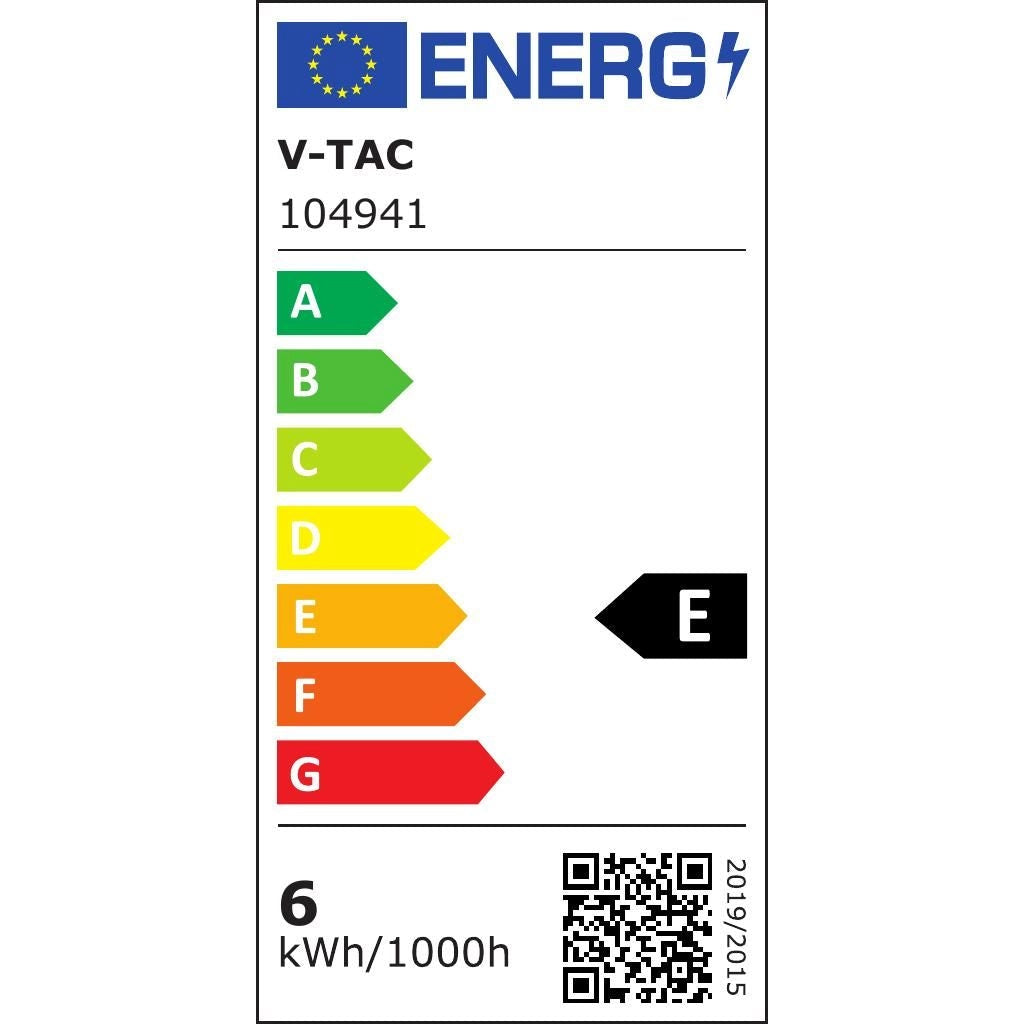 Plafoniera LED 6W Quadrata 6500K Samsung IP20 Bianca V-TAC