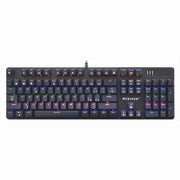 Trade Shop - Tastiera Gaming Meccanica Layout Italiano Retroilluminato Led Rgb Filo Ek-rgb04 -