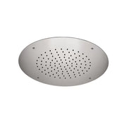 Soffione in acciaio inox tondo con getto a pioggia