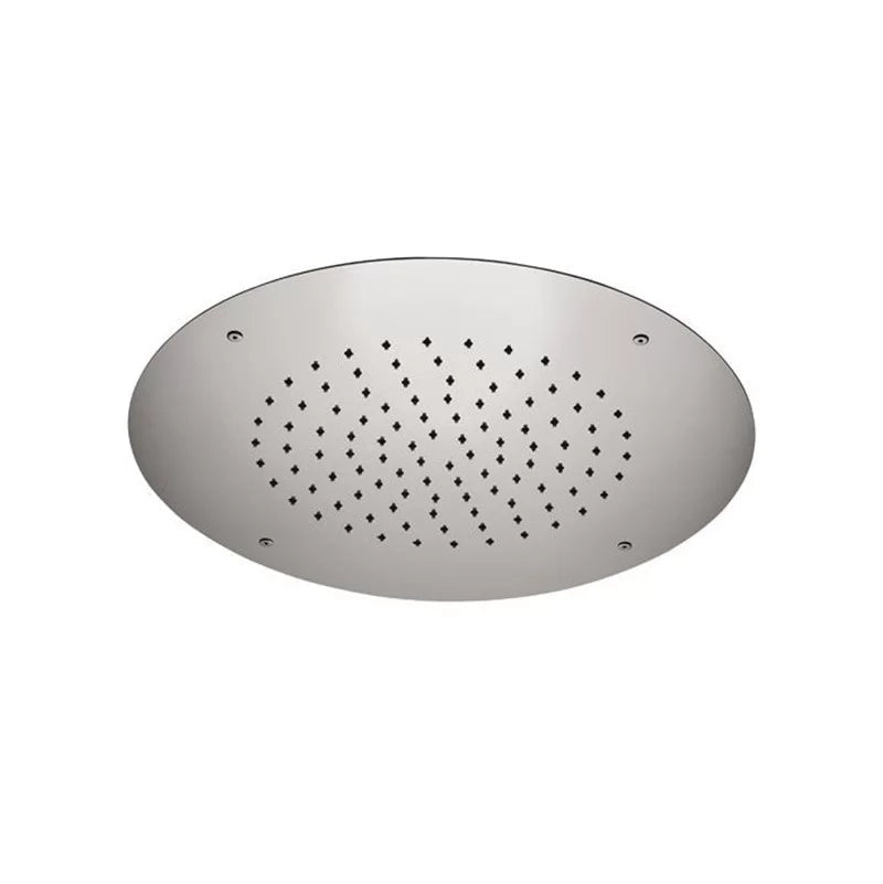 Soffione in acciaio inox tondo con getto a pioggia