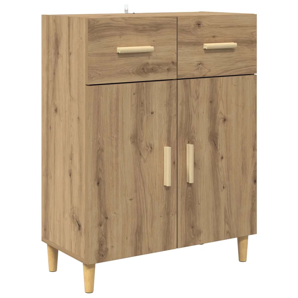 Credenza-Buffet-Armadio da cucina rovere artigianale 34 x 69.5 x 89 cm Legno multistrato