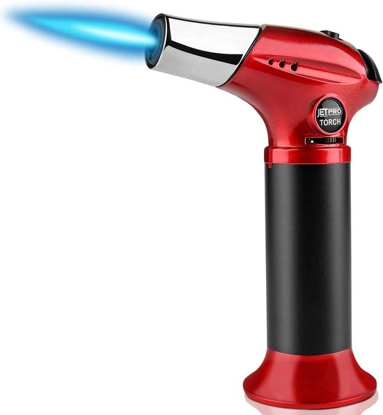 Aansteker per Gas con Fiamma Regolabile - Sicura e Sostenibile per BBQ e Desserts