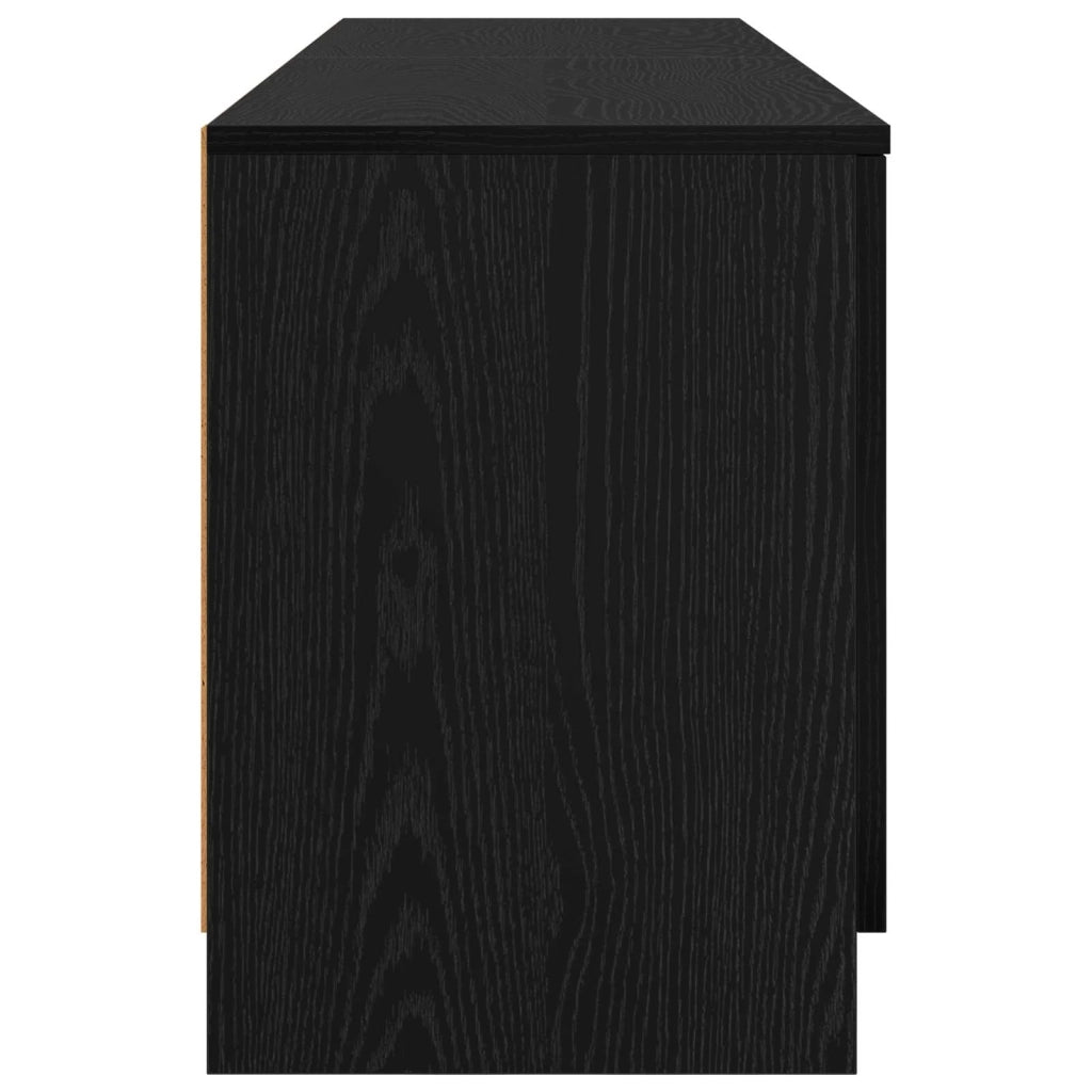Armadietto per letto 2 pcs Rovere Nero 66 x 35 x 48 cm