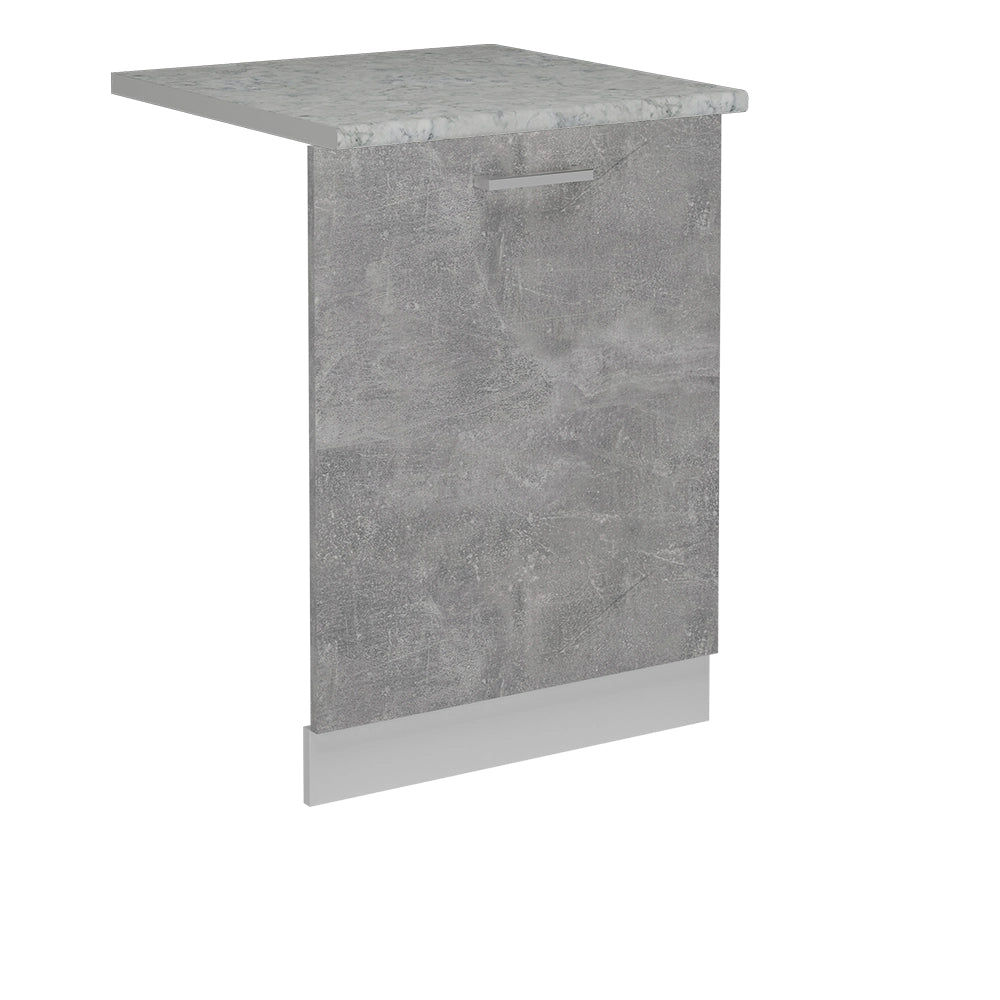 Vicco Coperchio per lavastoviglie Calcestruzzo 60 cm , PL Marmo