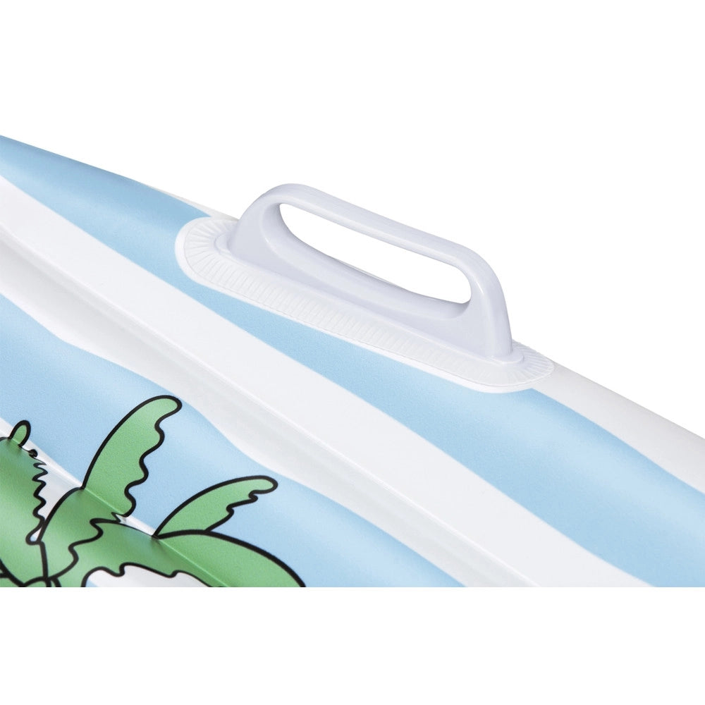 Trade Shop - Materassino Tavoletta Da Surf Gonfiabile Da Nuoto Per Bambini Stitch 112x40x10cm 9104v -
