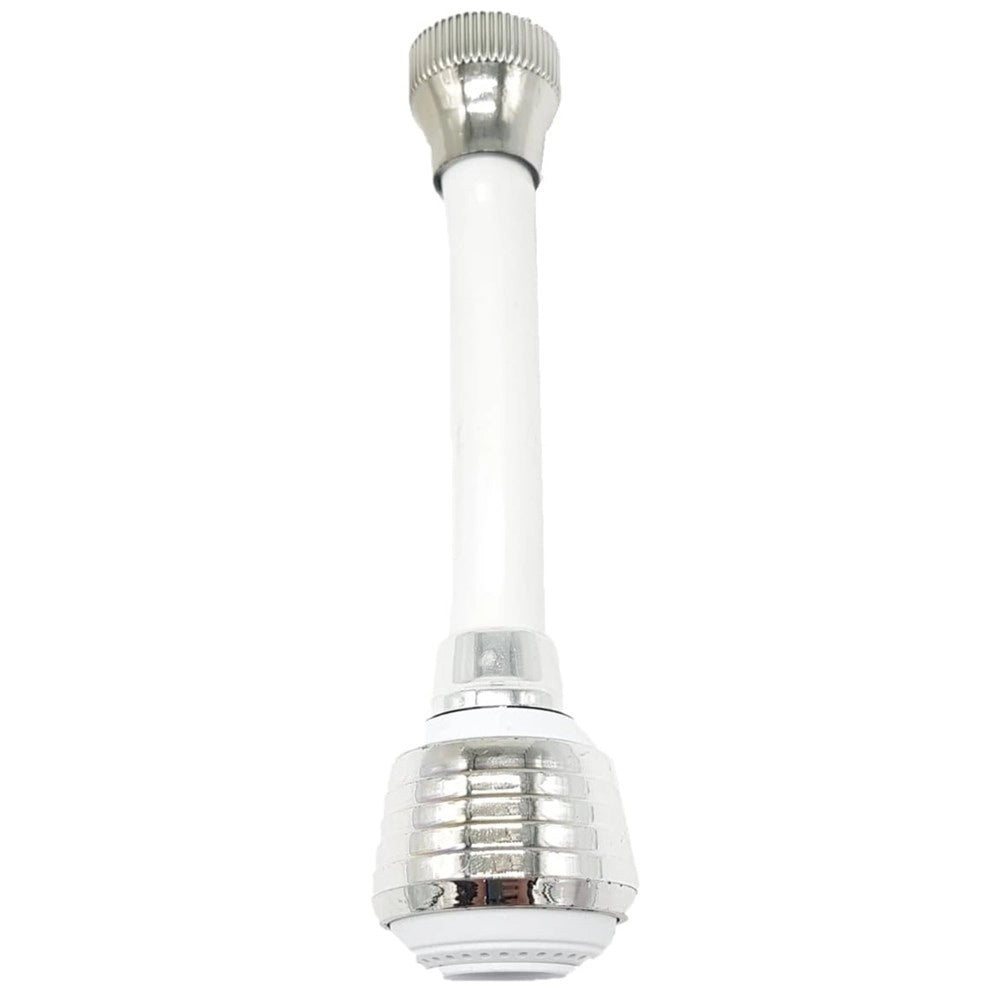 Trade Shop - Rompigetto Per Lavello Prolunga Adattatore Rubinetto Per Cucina Bagno Bianco 87152 -