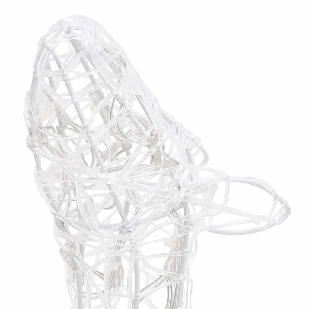 Famiglia di Renne di Natale 160 LED Bianco Caldo in Acrilico CFW5141196