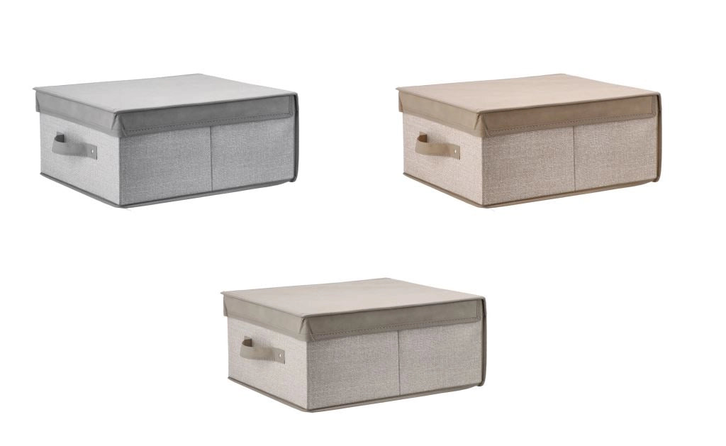 1 Pezzo Scatola Contenitore in TNT Wade 40 x 33 x 18 cm 3 Colori
