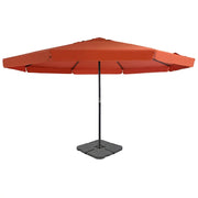 Ombrellone da Esterni con Base Portatile Terracotta