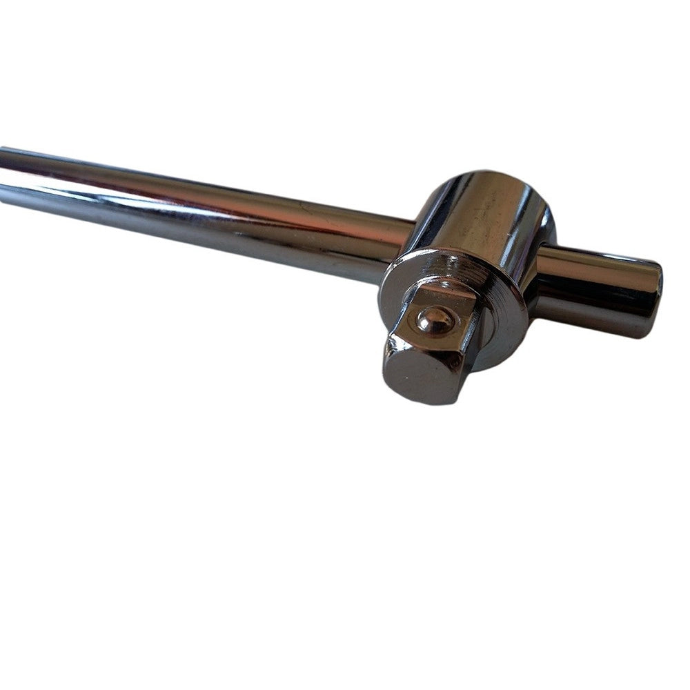 Trade Shop - Set 3 Pz Asta Barra A T Per Bussole Torx Innesto 1/2" 3/8" 1/4" Cromo Vanadium -