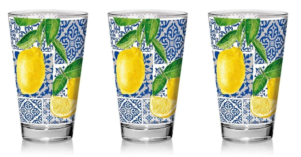 Set 3 Bicchieri da Tavola Acqua o Vino Nadia Salerno 310 cc Cerve