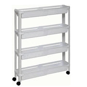 Carrello Bianco con 4 Ripiani