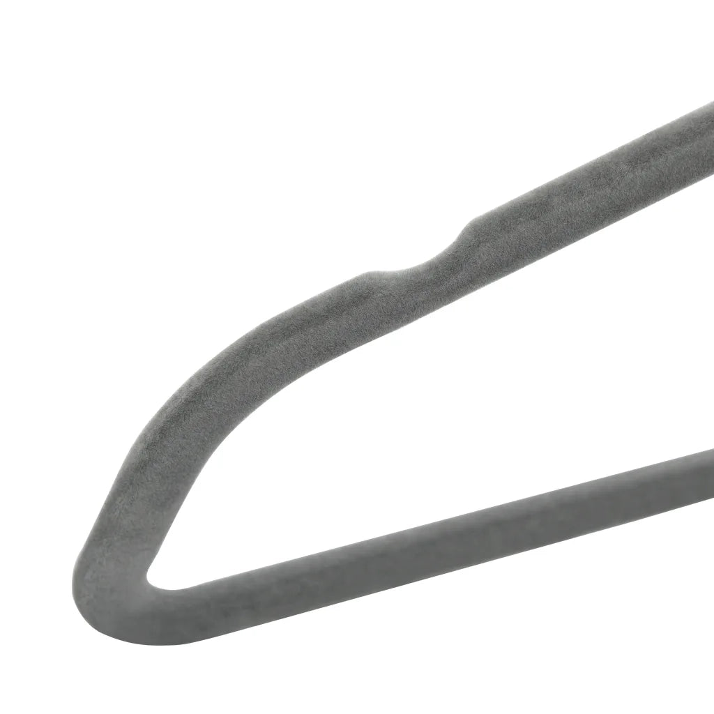 Set Appendiabiti 100 pz Antiscivolo Grigio in Velluto CFW9067526