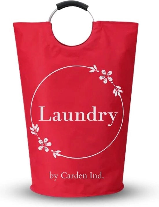 Asciugatrice con capacità di 82 litri, lavatrice, asciugatrice, sacchetto per lavaggio - pieghevole - con 'lavage' e motivo di fiori - regalo