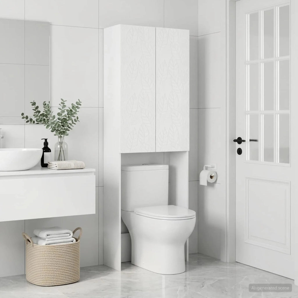 Mobile Bagno DELFT Bianco 66 x 25,5 x 190 cm 897135