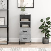 Credenza-Buffet-Armadio da cucina Grigio Cemento 34,5x34x90 cm in Legno Multistrato 120297